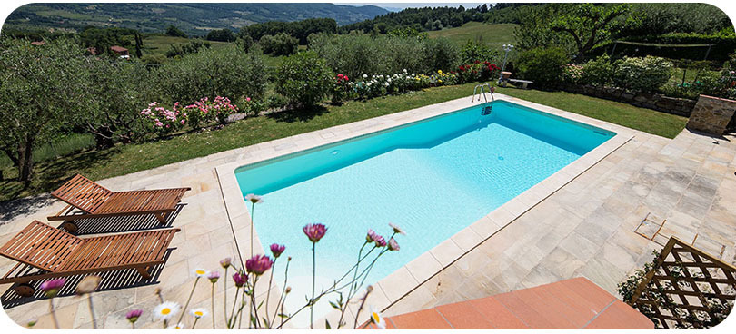 Liner piscine sable